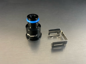 Top Black Aluminum Finish Adapter Hat 11mm O-ring 15mm Height