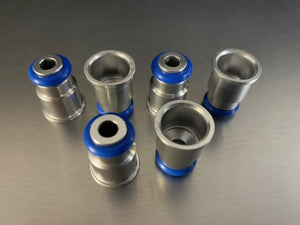 Top Aluminum Finish Adapter Hat 14mm O-ring 15mm Height